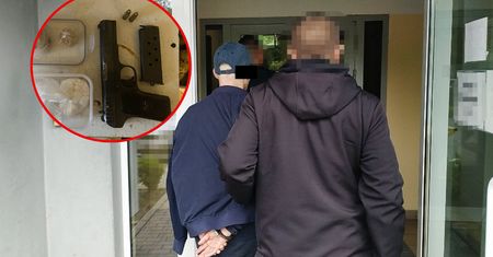 Miał broń i narkotyki. Niewiarygodne, gdzie się ukrył przed policją