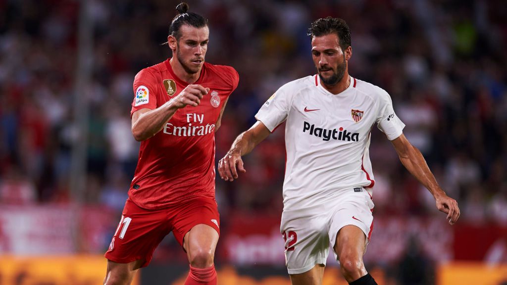 Getty Images / Aitor Alcalde / Na zdjęciu: Gareth Bale i Franco Vazquez