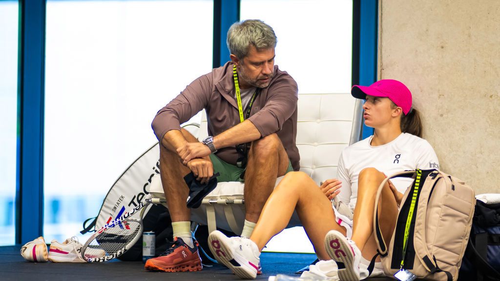 Getty Images / Robert Prange / Na zdjęciu: Tomasz Wiktorowski i Iga Świątek