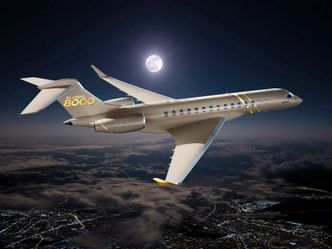 Bombardier pokazał nowy prywatny odrzutowiec. Global 8000 ma być "naj" pod kilkoma względami