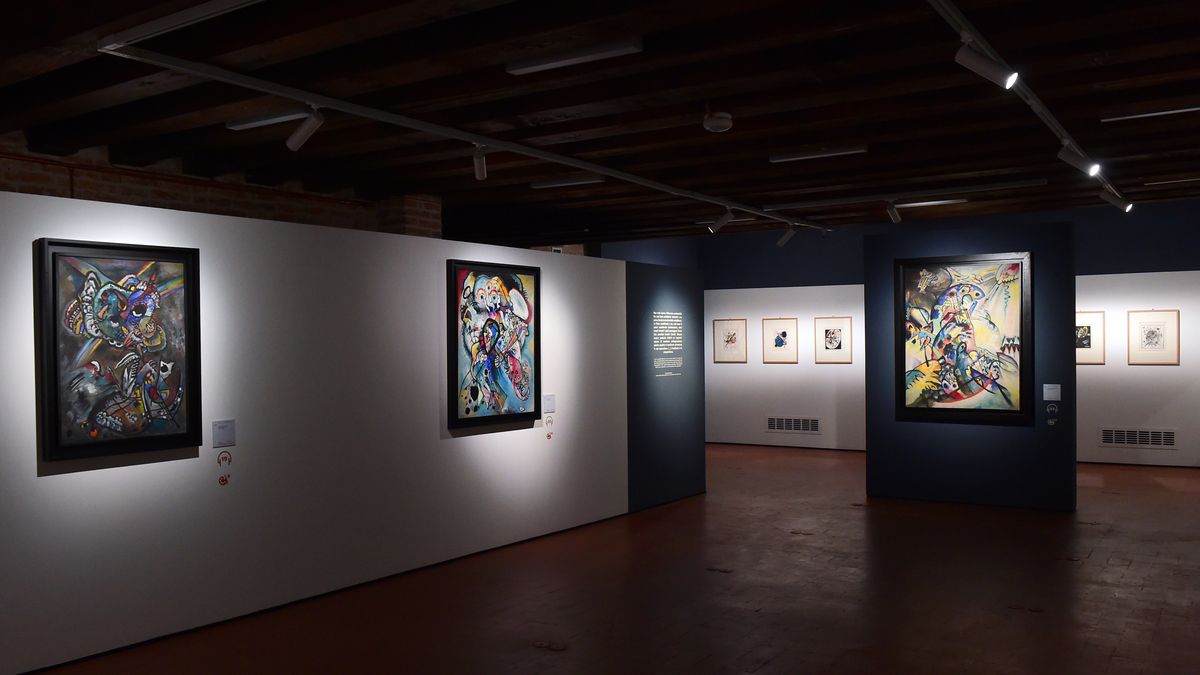 Wystawa obrazów Wasilija Kandinsky’ego w Rovigo we Włoszech. Zdj. ilustracyjne