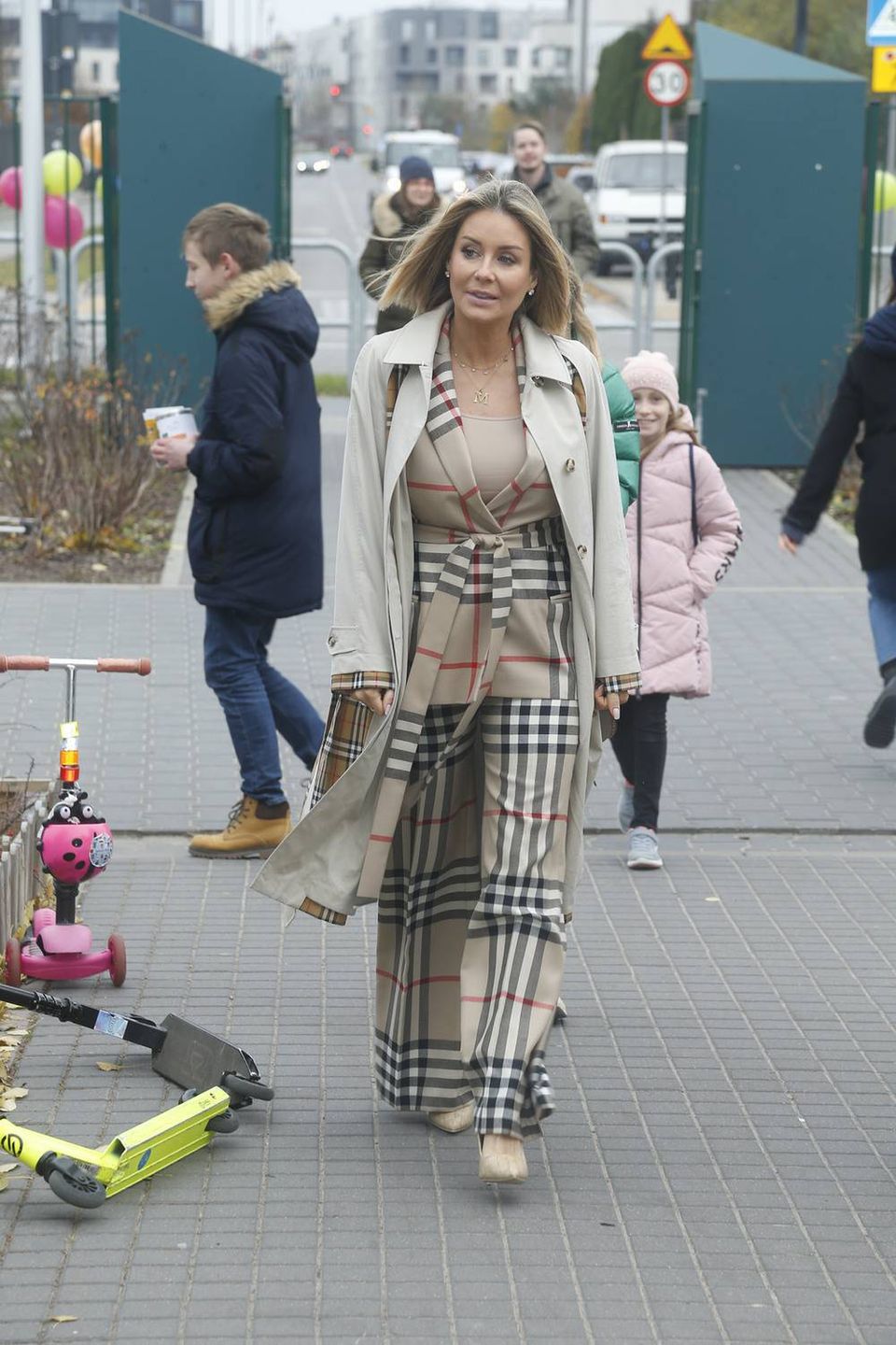 Małgorzata Rozenek w Burberry