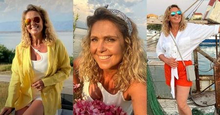 Naturalna Ewa Wachowicz bez zmartwień i BEZ MAKIJAŻU używa życia nad Adriatykiem: "Wysyłam uśmiech" (ZDJĘCIA)