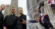 "Księża" skaczą z Pałacu Kultury!