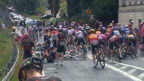 Fatalnie to wyglądało. Potężna kraksa na Tour de Pologne