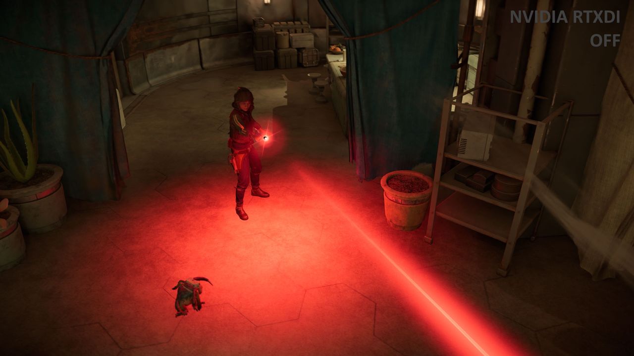 Star Wars Outlaws (PC) -  porównanie ustawień path tracingu 3 - RTXDI OFF