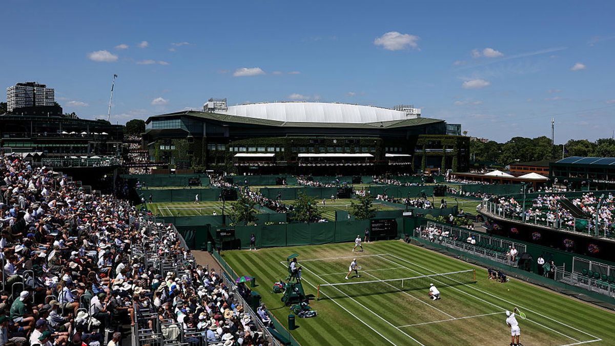 Getty Images / Julian Finney / Na zdjęciu: korty All England Lawn Tennis and Croquet Club