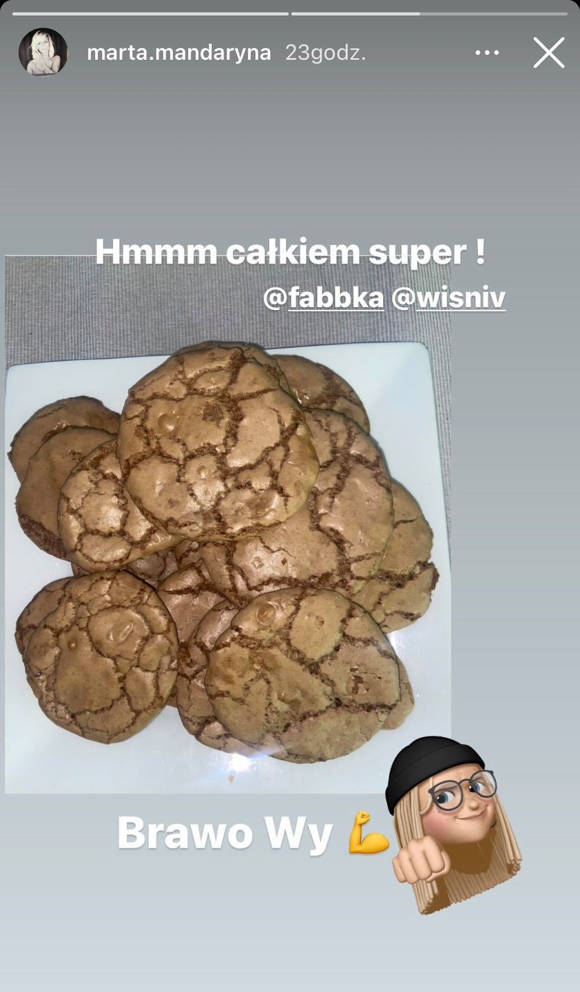 Dzieci Mandaryny upiekły ciasteczka