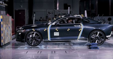 Polestar 1 rozbity w laboratorium. Możemy czuć się bezpieczni