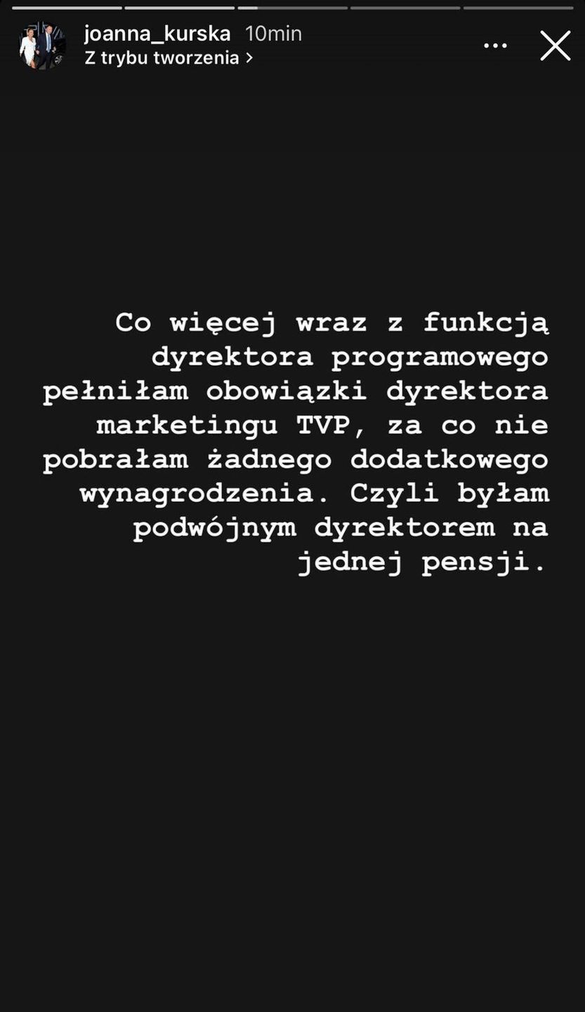 Joanna Kurska wydała oświadczenie