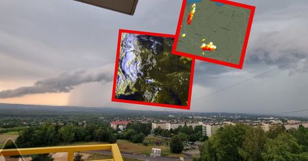 Burze już nad Polską. Potężny wał szkwałowy idzie od południa