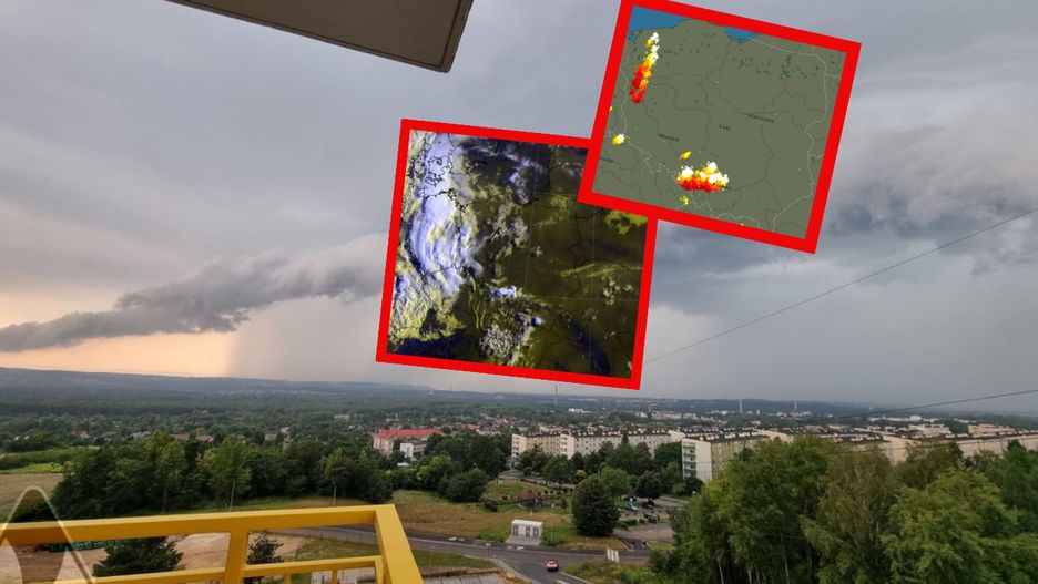 Burze nad Polską. Najgorsza sytuacja na południu kraju