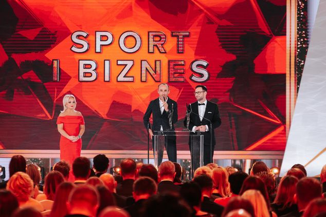 Robert Kubica i Daniel Obajtek podczas Gali Mistrzów Sportu