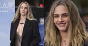 Cara Delevingne prezentuje okazały dekolt na premierze filmu "Ocean z Davidem Attenboroughem"
