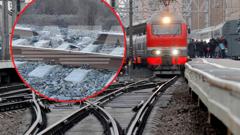 Wysadzili tory na Krymie. Pociągi stanęły w polu