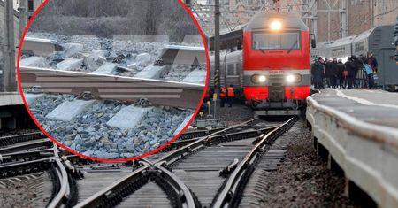 Wysadzili tory na Krymie. Pociągi stanęły w polu