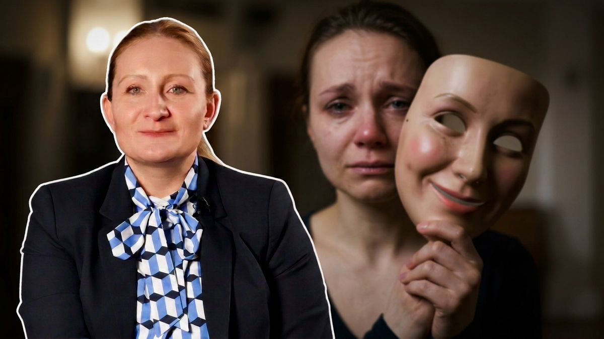 Jak nie przeoczyć niepokojących sygnałów? Na zdjęciu z przodu ekspertka, dr Daria Biechowska 