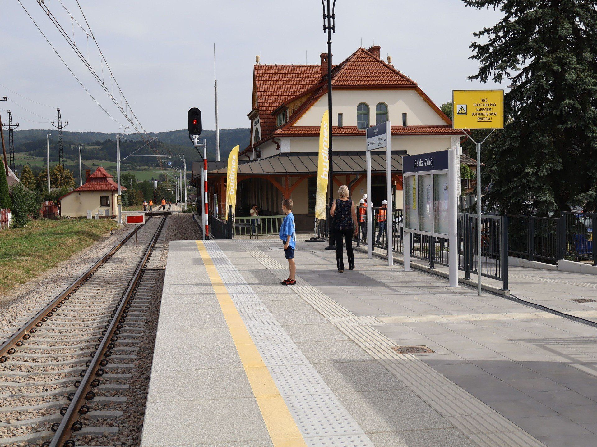 Nowe torowisko i stacja PKP w Rabce-Zdrój