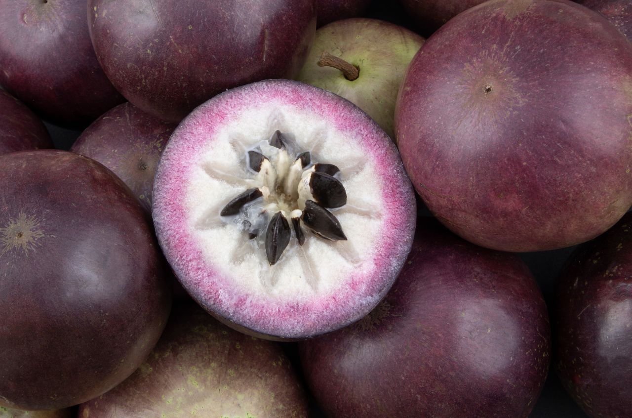 The star apple is a little-known exotic fruit in Poland.