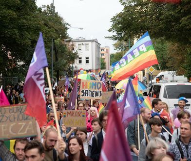 Spłonęła tęczowa flaga, były wyzwiska. Trzeci Marsz Równości w Opolu