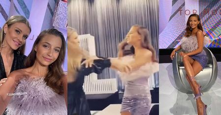 Joanna Krupa "bije się" z Julią Wieniawą na planie "Top Model": "Ty chicken. Wyrwę ci te wszystkie pióra!" (FOTO)