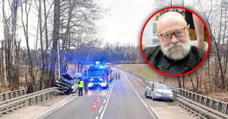 BMW "do kasacji". Jechał nim prof. Bralczyk. Policja ustaliła winnego