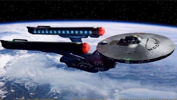 Czy w ciągu 20 lat zbudujemy Enterprise? (fot.: BTE / Chris Martin of Evil Starship Factory)
