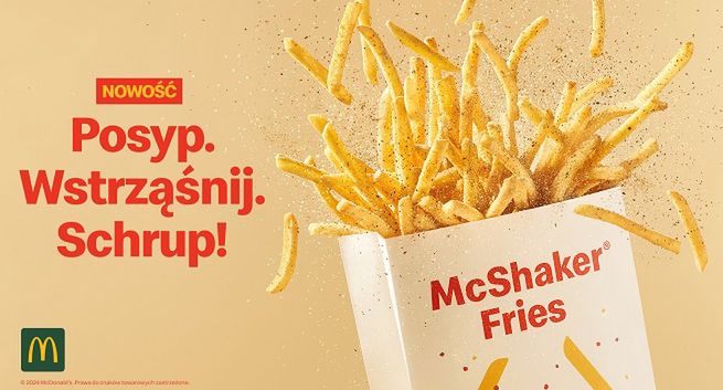 McDonald's kampanią promuje frytki z posypką śmietanową
