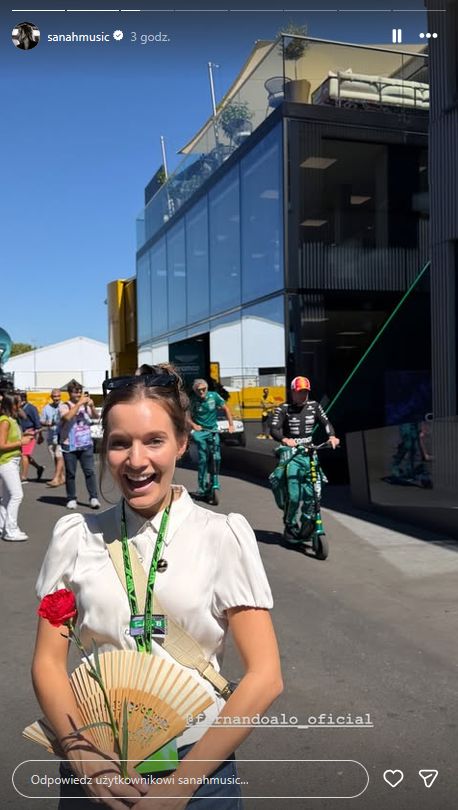 Sanah na Formule 1 w Madrycie