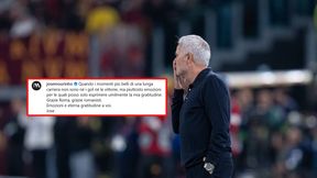 Mourinho zwrócił się do kibiców Romy. Emocjonalny wpis