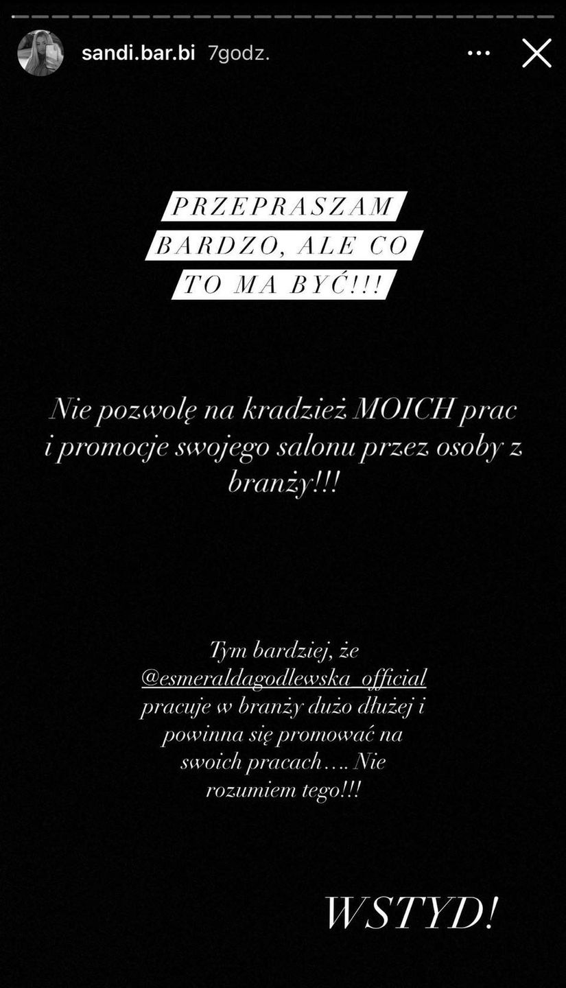Relacja prawowitej autorki prac