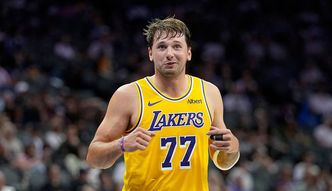 Lakers grali sparing. Doncić już szalał