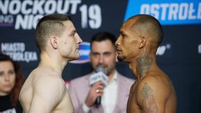 Ceremonia ważenia przed Knockout Boxing Night 19 w Ostrołęce [GALERIA]