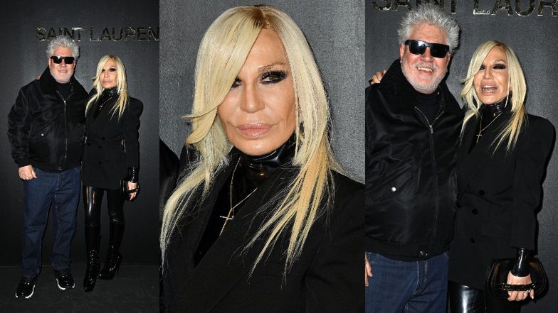 Donatella Versace i Pedro Almodovar