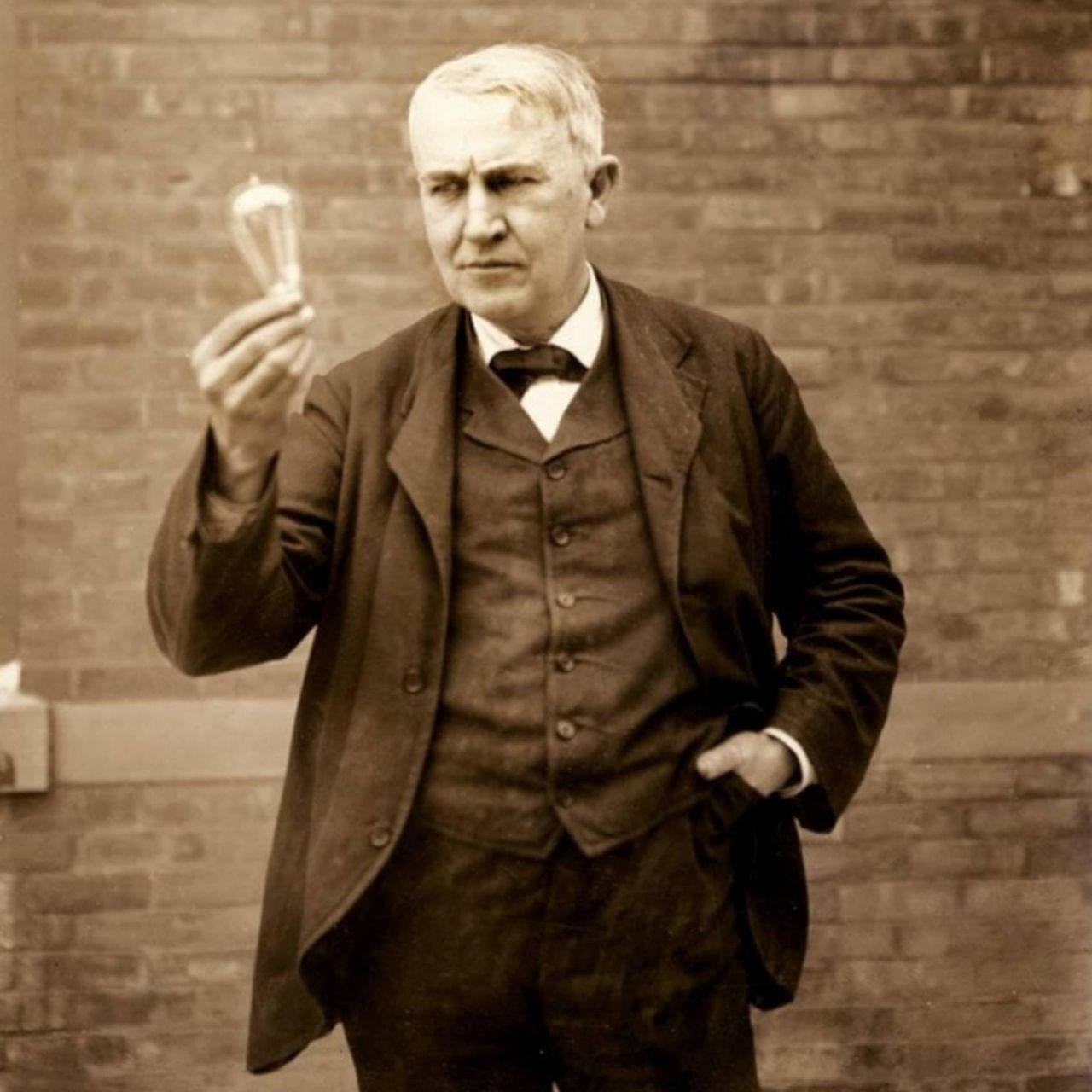 Tomasz Edison jest uważany za wynalazcę żarówki