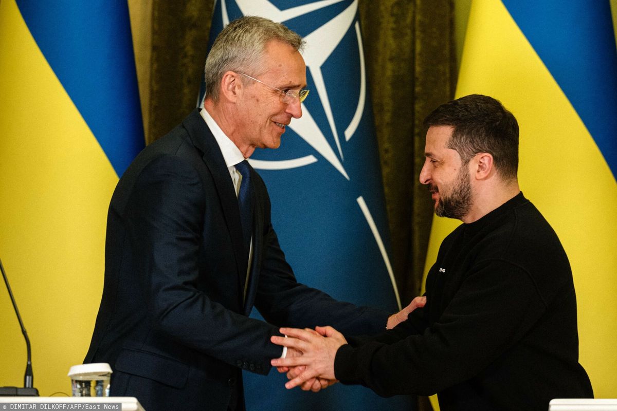Szef NATO z wizytą w Kijowie. Kwiecień 2023
