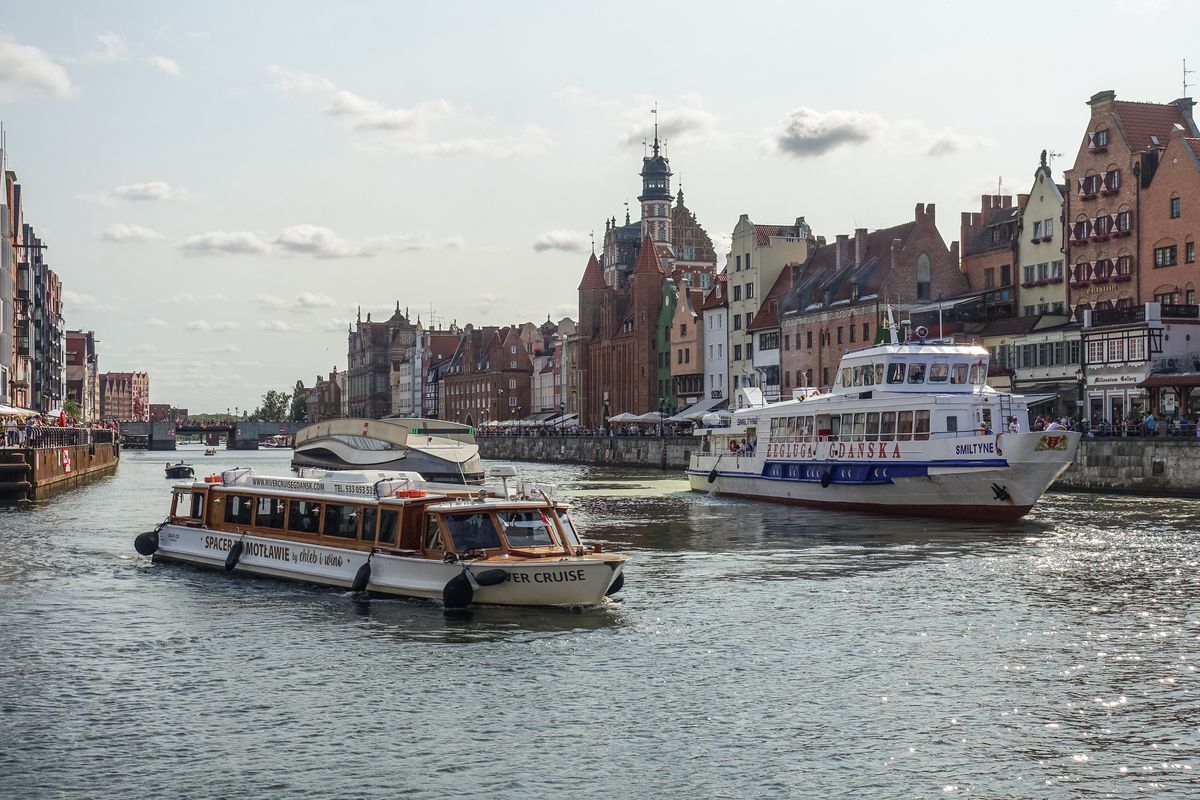 Wycieczka łodzią czy statkiem po gdańskiej starówce? Wg raportu Climate Central to możliwe już niedługo(Photo by Michal Fludra/NurPhoto via Getty Images)