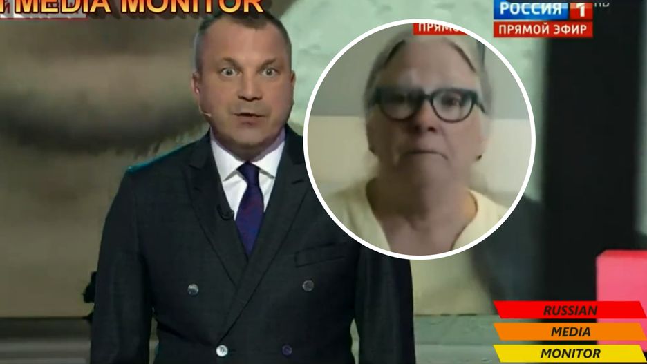 Rosyjski polityk i prezenter w jednym drwił ze słów matki pojmanego Amerykanina