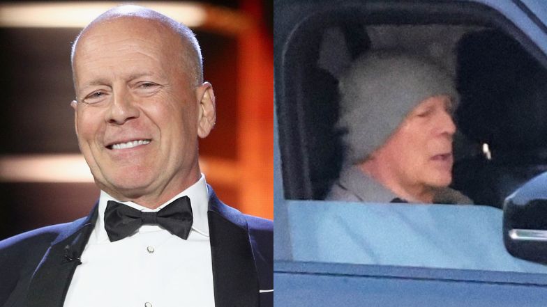 Bruce Willis "spotted" on a Californian drive