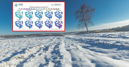 Nowe mapy pogodowe na 10 dni. Arktyczne mrozy w Polsce. Nawet -23 stopnie