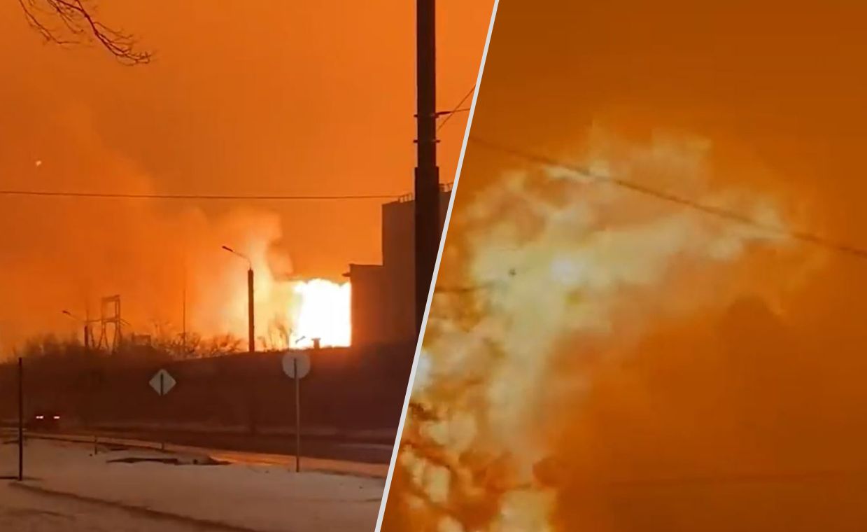Ogromny pożar w Rosji. Doniesienia o eksplozjach, zgasło światło