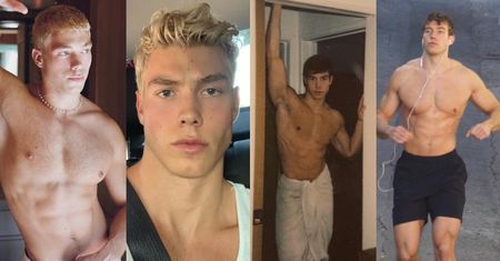 CIACHO TYGODNIA: Klata Herkulesa i żuchwa jak z bajki - przed Wami Derek Chadwick - aspirujący aktor z setkami tysięcy fanów na Instagramie (ZDJĘCIA)