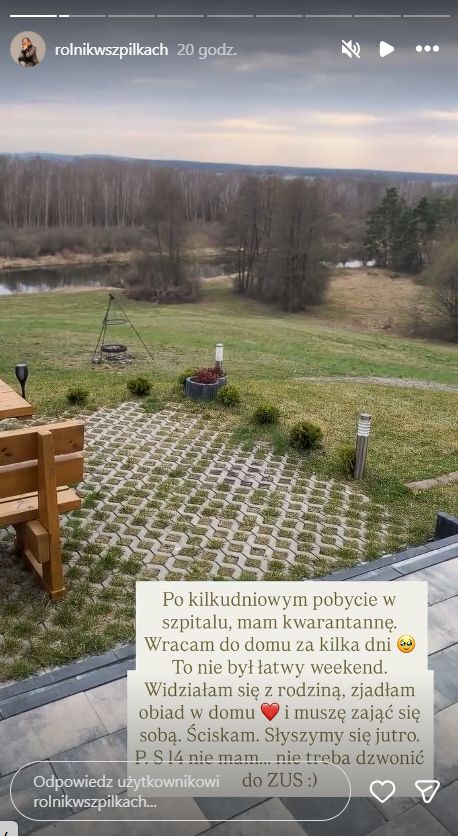 Małgosia Borysewicz z "Rolnika..." trafiła do szpitala

