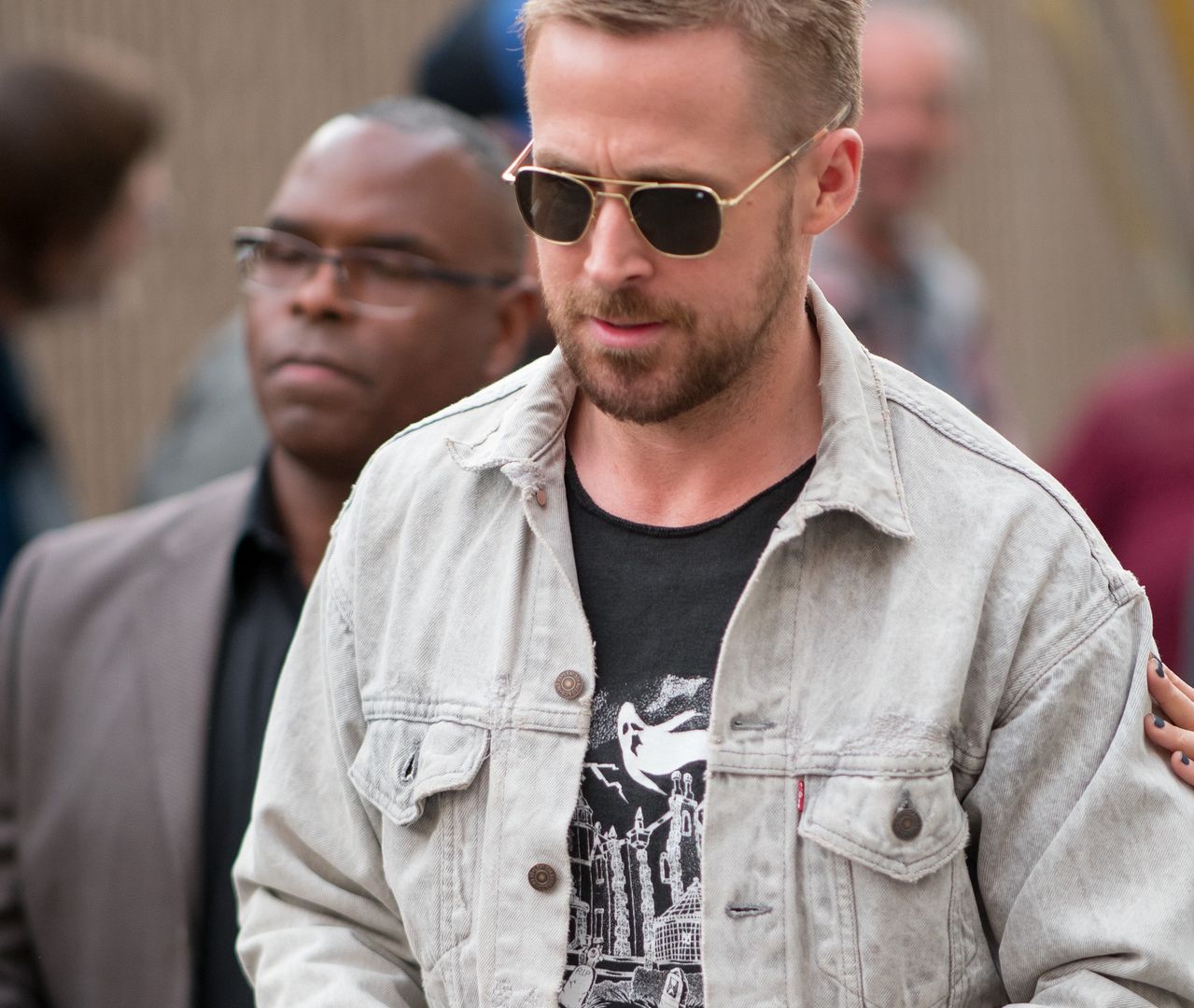Celebrity Sightings In Los Angeles - October 03, 2018LOS ANGELES, CA - OCTOBER 03: Ryan Gosling is seen at 'Jimmy Kimmel Live' on October 03, 2018 in Los Angeles, California.  (Photo by RB/Bauer-Griffin/GC Images)RB/Bauer-Griffin181003rb2