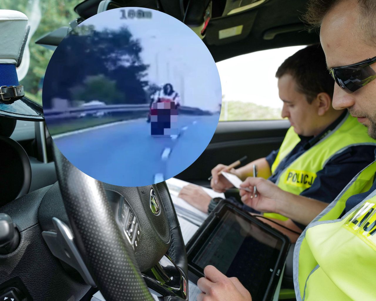13 tys. zł i 28 punktów. Motocyklista został nagrany w Katowicach