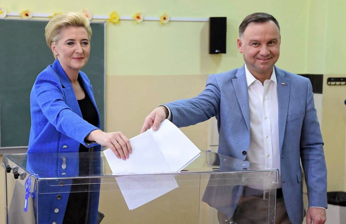Agata i Andrzej Duda – wybory do Europarlamentu 2019