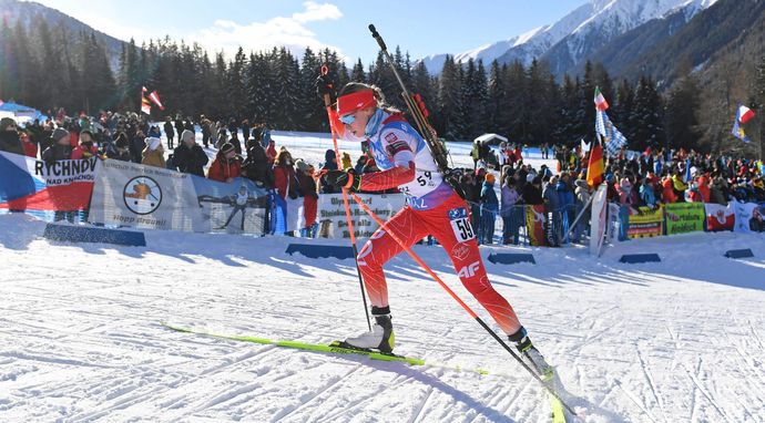 Biathlon: Zawody Pucharu Świata w Annecy-Le Grand Bornand - bieg ze startu wspólnego kobiet