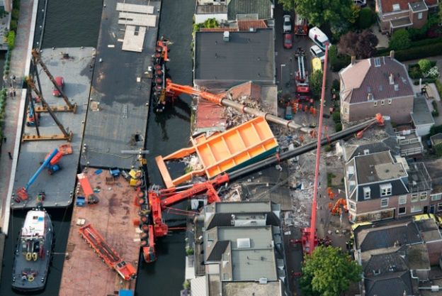 Katastrofa budowlana w Holandii - 20 osób rannych