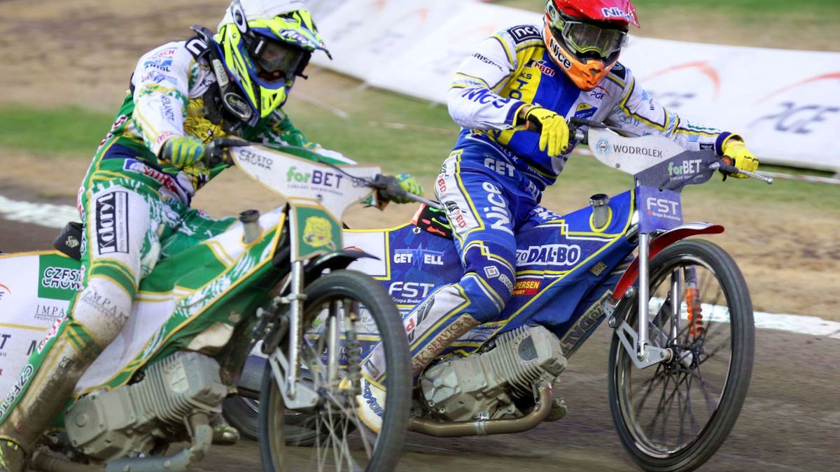 WP SportoweFakty / Łukasz Trzeszczkowski / Get Well - Włókniarz. Fredrik Lindgren i Niels Kristian Iversen