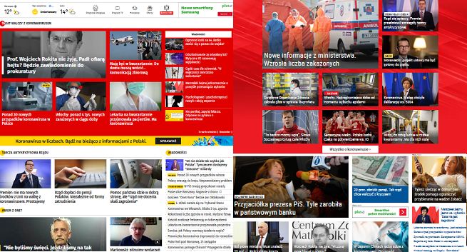 Onet wyprzedził WP w informacjach i publicystyce, mocno w górę Polsatnews.pl (TOP 10)
